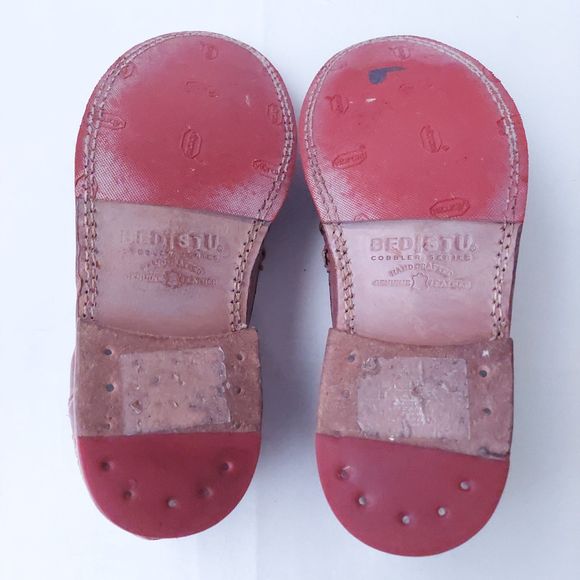 Bed Stu Reina Tan Rustic Cobbler Brown Leather Loafers Women's Sz 7 - Picture 7 of 16